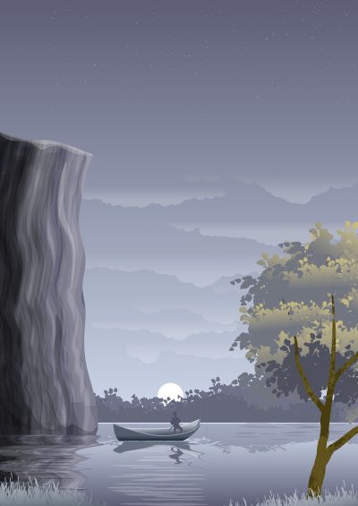 boat, lake, moon-4913841.jpg